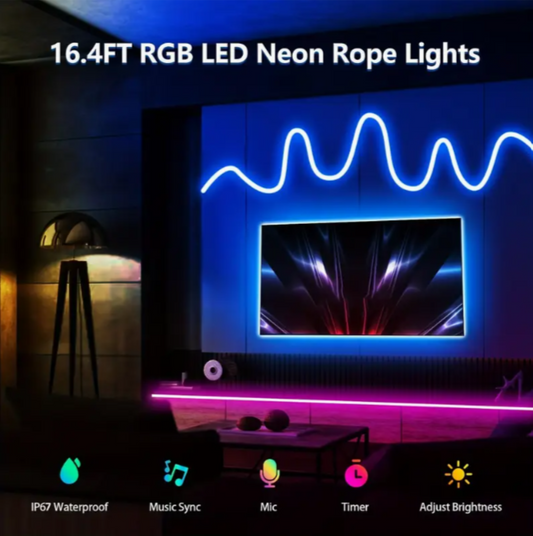 Neon Strip Lights 5 metres